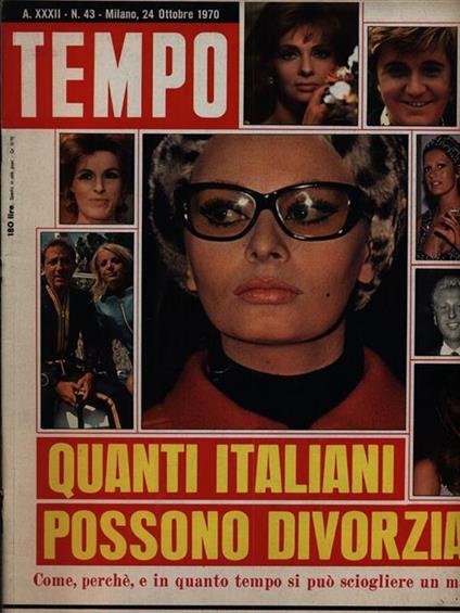Tempo n. 43/24 ottobre 1970 -   - copertina