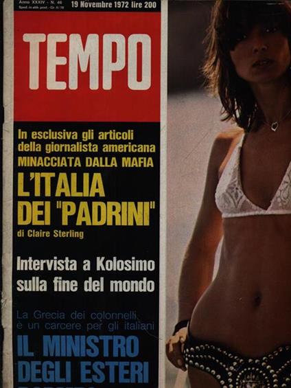 Tempo n. 46/19 novembre 1972 -   - copertina