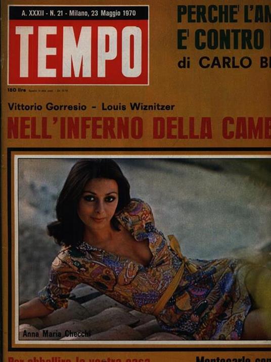 Tempo n. 21/23 maggio 1970 -   - copertina