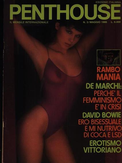 Penthouse n. 3/maggio 1986 -   - copertina