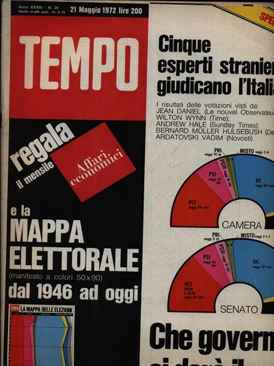 Tempo n. 20/21 maggio 1972 -   - copertina