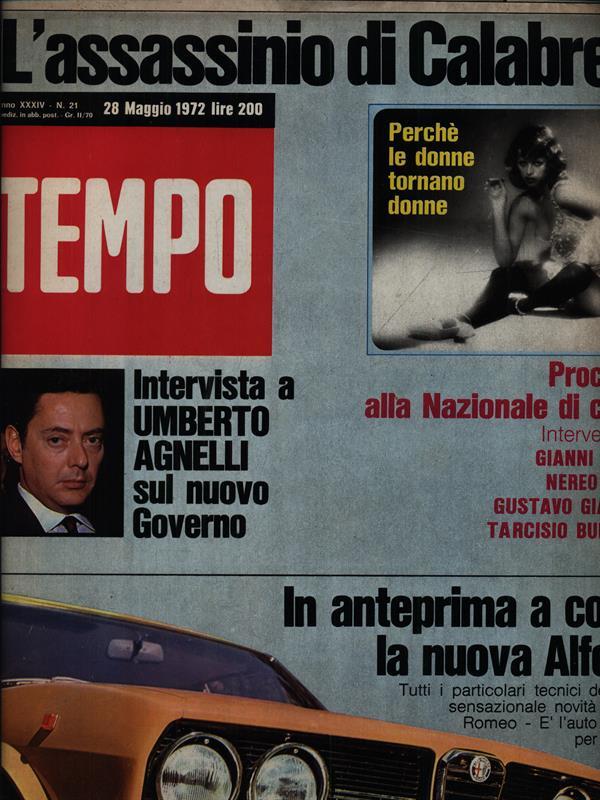 Tempo n. 21/28 maggio 1972