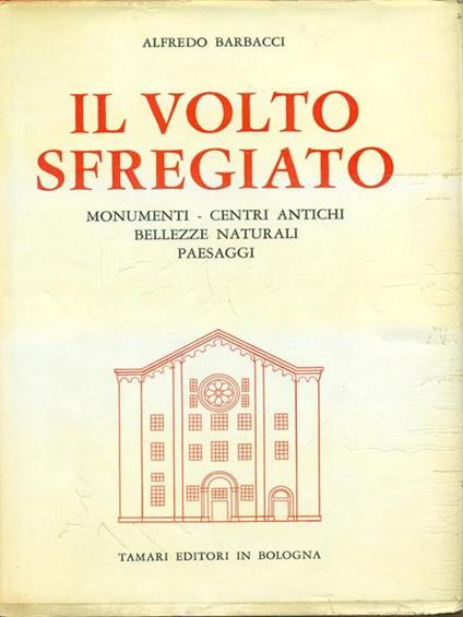 Il  volto sfregiato - Alfredo Barbacci - copertina
