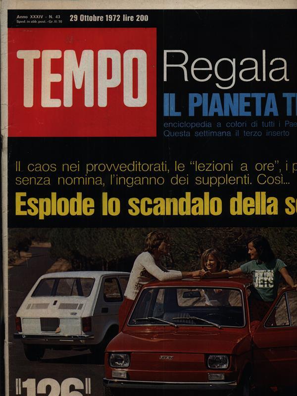 Tempo n. 43/20 ottobre 1972
