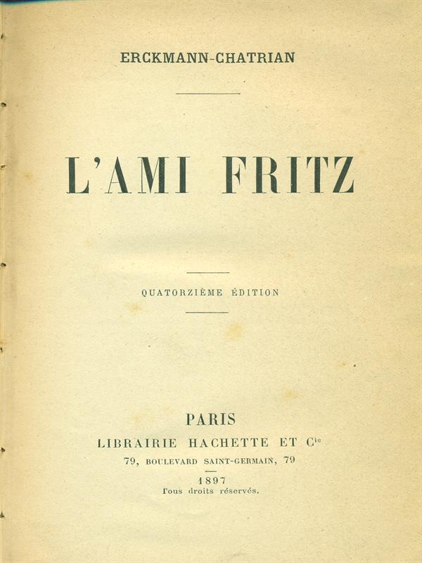 L' ami Fritz
