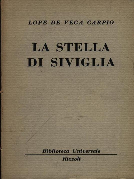 La stella di Siviglia - Lope de Vega - copertina