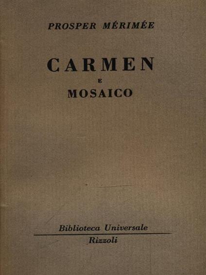 Carmen e Mosaico - Prosper Mérimée - copertina