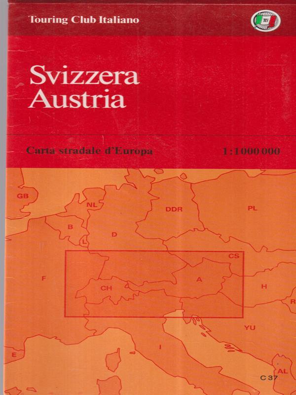 Svizzera Austria - Carta stradale