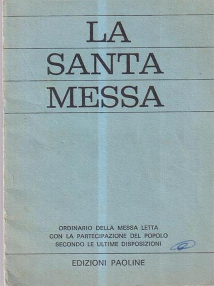 La santa messa - copertina