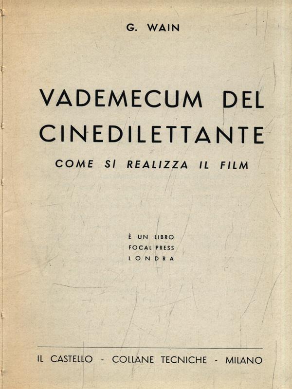 Vademecum del cinedilettante