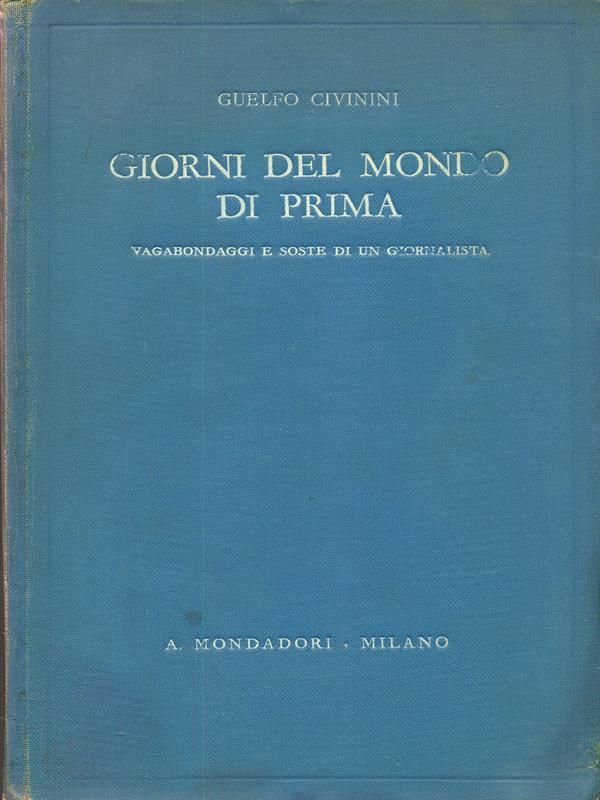 Giorni del mondo di prima