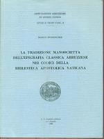 La tradizione manoscritta dell'epigrafia classica Abruzzese nei codici dell Biblioteca Apostolica Vaticana