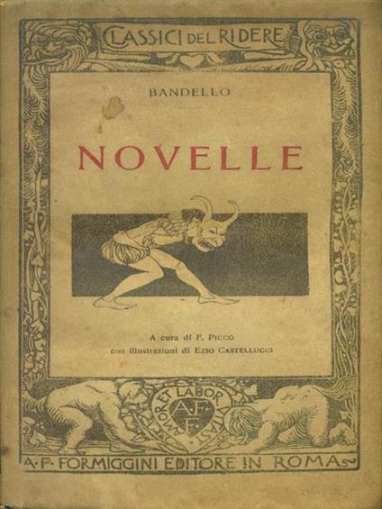Novelle - Matteo Bandello - copertina