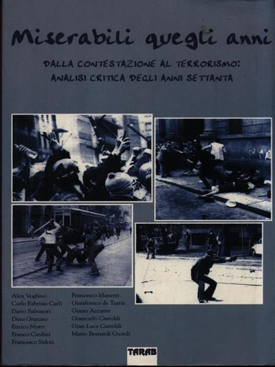 Miserabili quegli anni -   - copertina