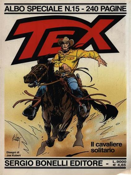 Tex. Albo Speciale N. 15. Il cavaliere solitario - copertina