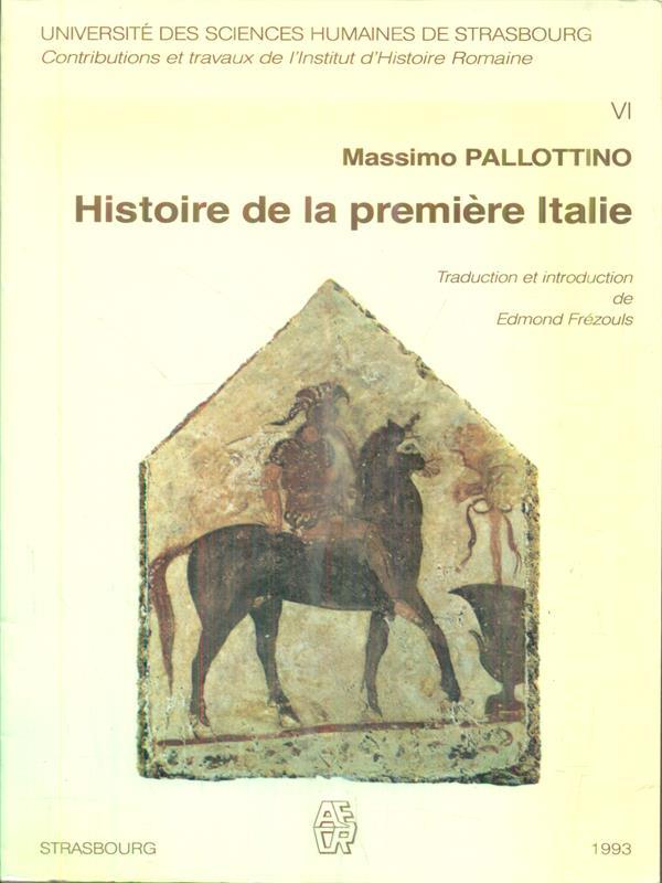 Histoire de la premiere Italie