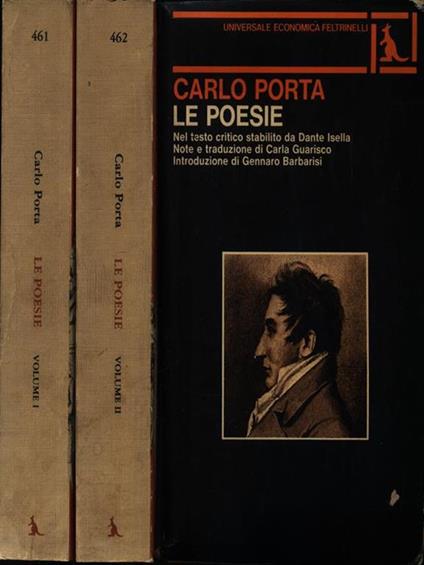 Le poesie. 2 Volumi  - Carlo Porta - copertina