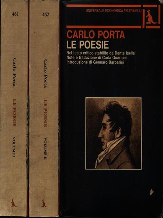 Le poesie. 2 Volumi  - Carlo Porta - copertina