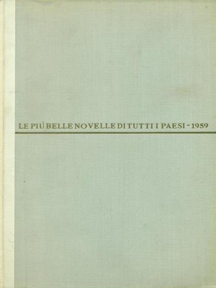 Le  più belle novelle di tutti i paesi 1959 - Domenico Porzio - copertina