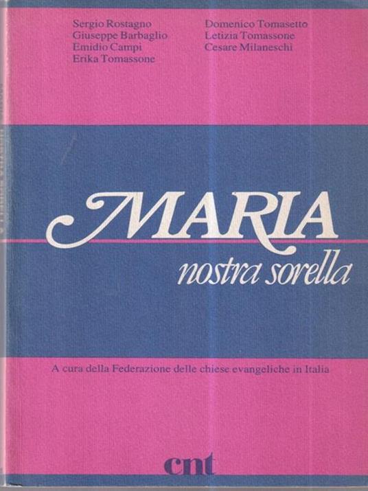 Maria nostra sorella -   - copertina