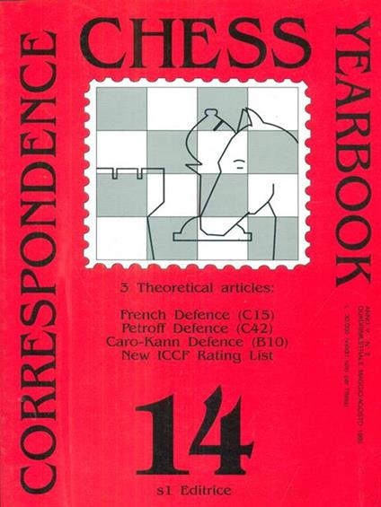 Correspondence chess yearbook 14 -   - copertina
