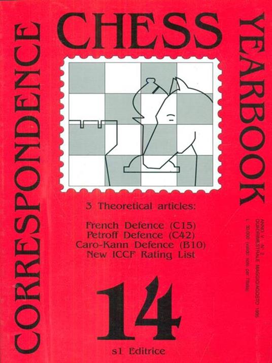 Correspondence chess yearbook 14 -   - copertina