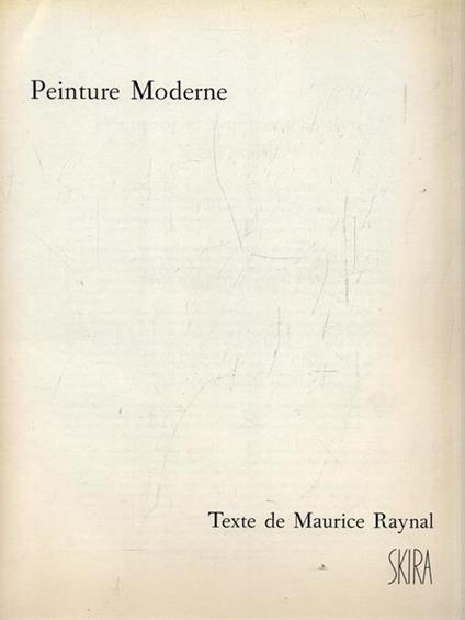 Peinture moderne - Maurice Raynal - copertina