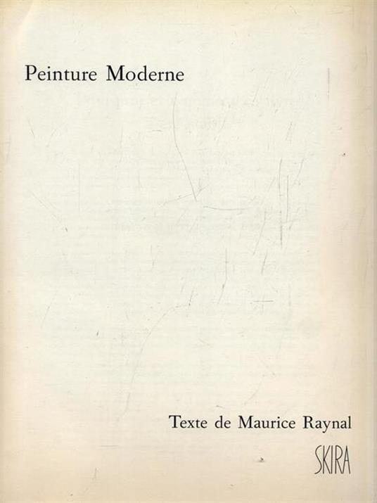 Peinture moderne - Maurice Raynal - copertina