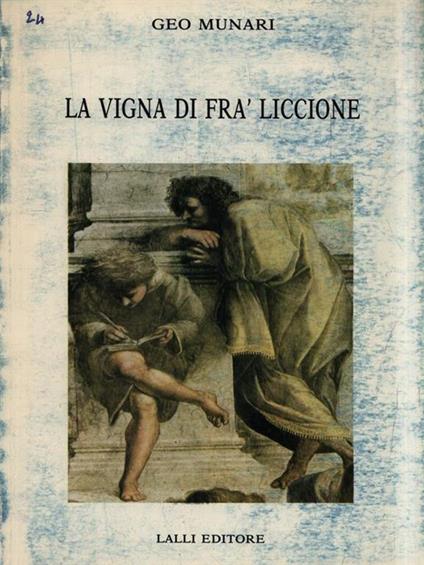 La vigna di Frà Liccione - Geo Munari - copertina