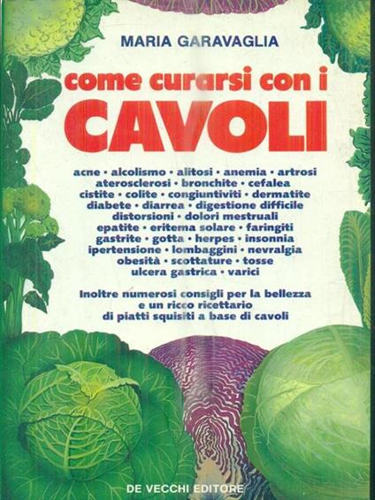 Come curarsi con i cavoli - Maria Garavaglia - copertina
