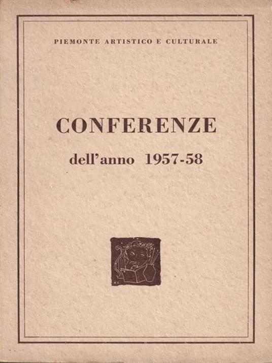 Conferenze dell'anno 1957-58 -   - copertina