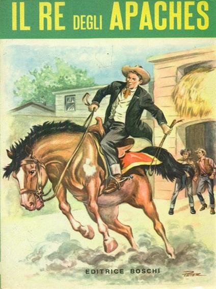 Il  re degli apaches - Mayne Reid - copertina