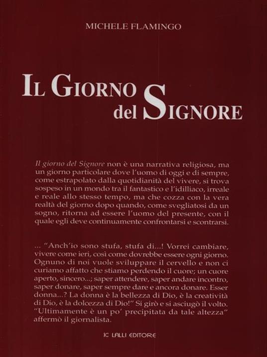 Il Giorno del Signore - Michele Flamingo - copertina