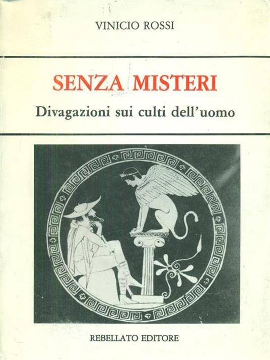 Senza misteri - Valerio Rossi - copertina