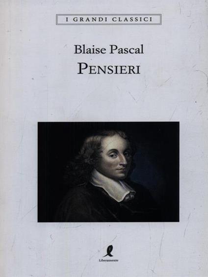 Pensieri - Blaise Pascal - copertina