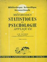 Methodes statistiques en psychologie appliquee Tome Second