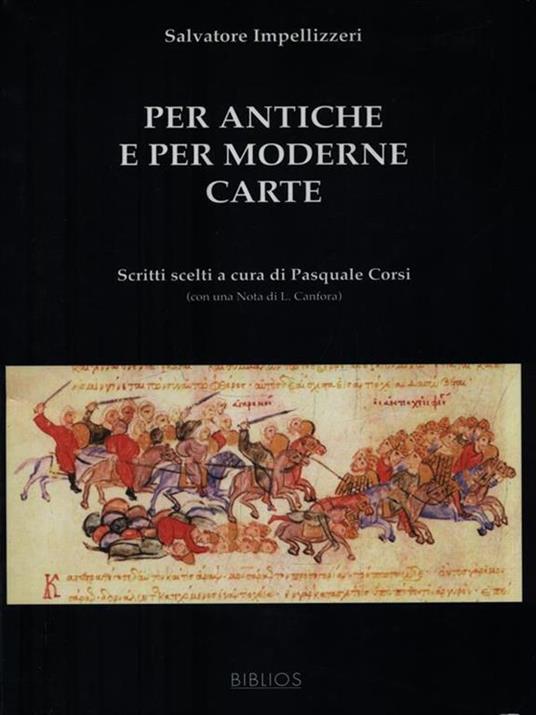 Per antiche e per moderne carte - Salvatore Impellizzeri - copertina
