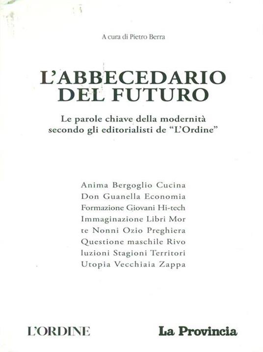 L' abbecedario del futuro - Pietro Berra - copertina