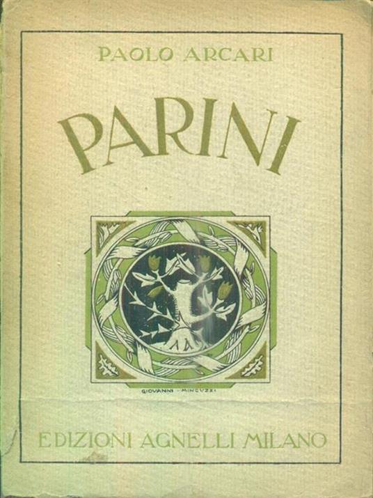 Parini - Paolo Arcari - copertina