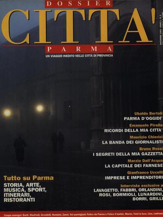 Dossier n. 2/dicembre 1993 - Parma - copertina