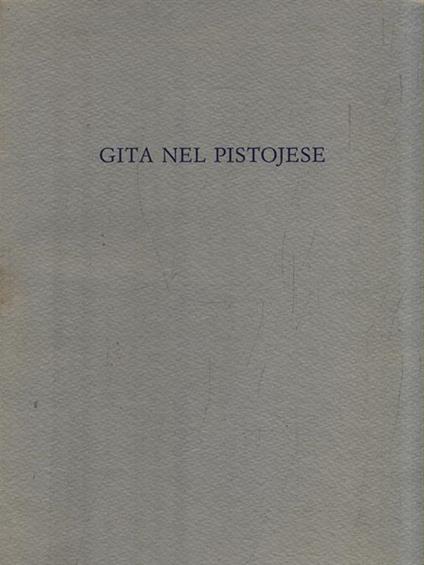Gita nel Pistojese - Niccolo Tommaseo - copertina