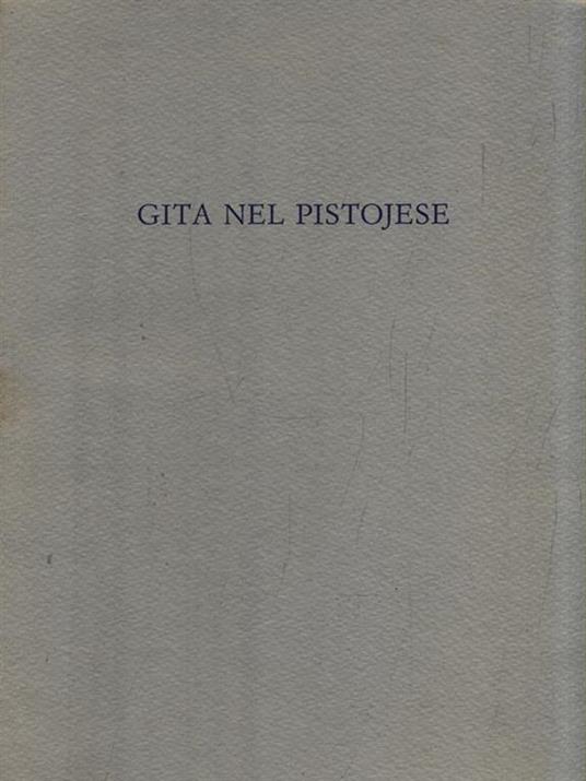 Gita nel Pistojese - Niccolo Tommaseo - copertina