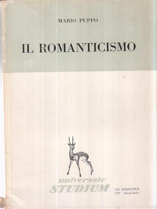 Il romanticismo - Mario Puppo - copertina