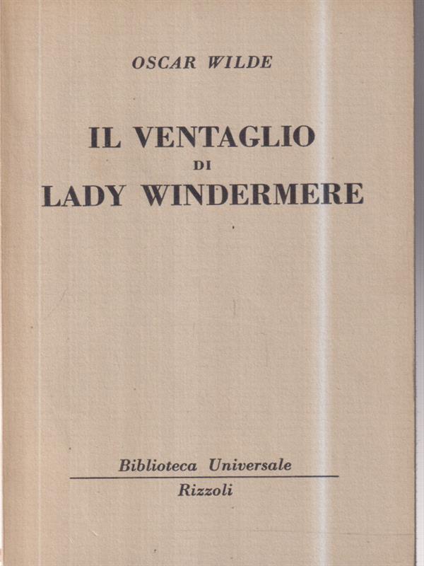 Il ventaglio di Lady Windermere