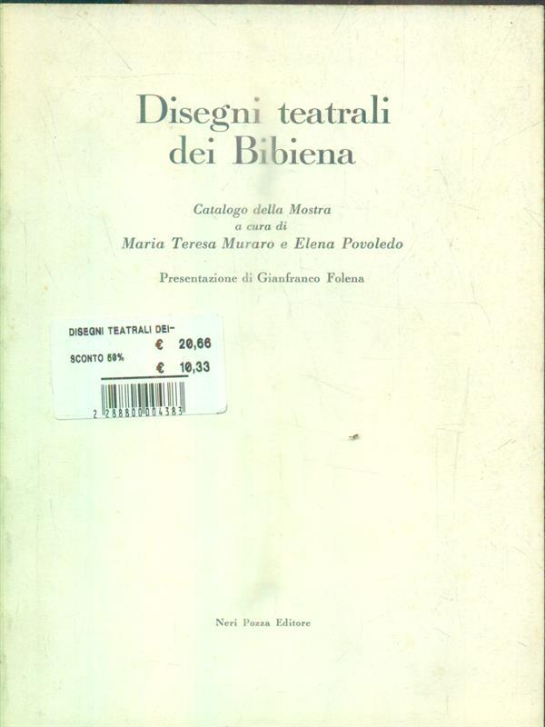 Disegni teatrali dei Bibiena