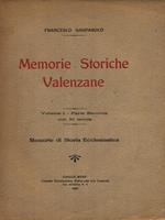Memorie storiche valenzane vol. I parte seconda Memorie di storia ecclesiastica