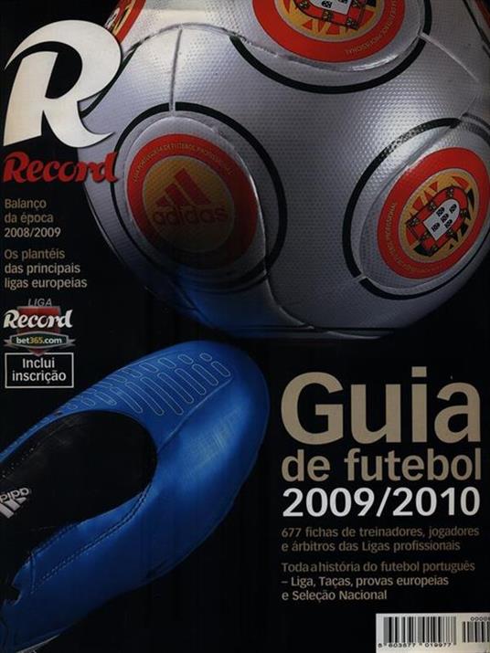 Record Guia de futebol 2009/2010 - copertina