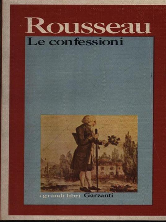 Le confessioni - Jean-Jacques Rousseau - copertina