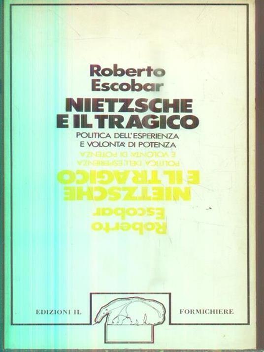 Nietzsche e il tragico - Roberto Escobar - copertina