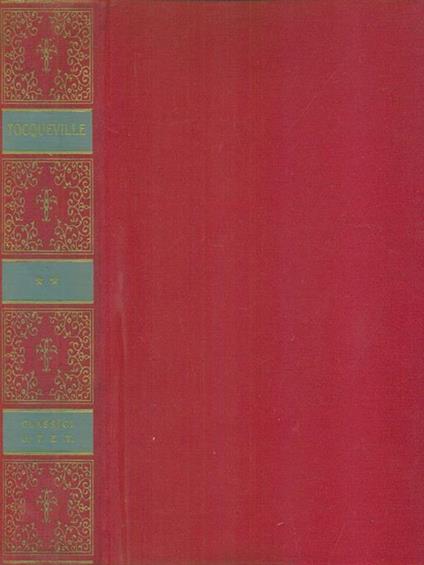 Scritti politici. Volume Secondo - Alexis de Tocqueville - copertina